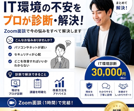 IT環境を診断し自動化計画を提案します 月何時間削減できるか数字で見える化します イメージ1