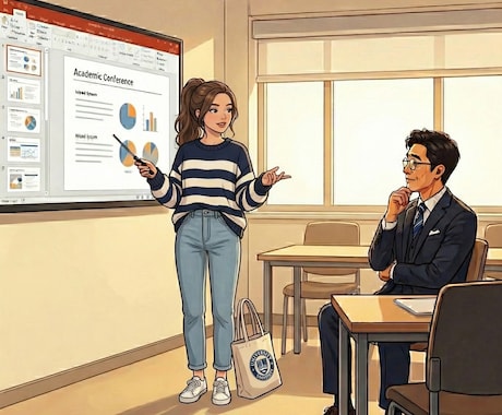 ３日間、発表練習を手伝います 発表、学会発表、卒論発表、添削(2,0000字まで可能) イメージ1