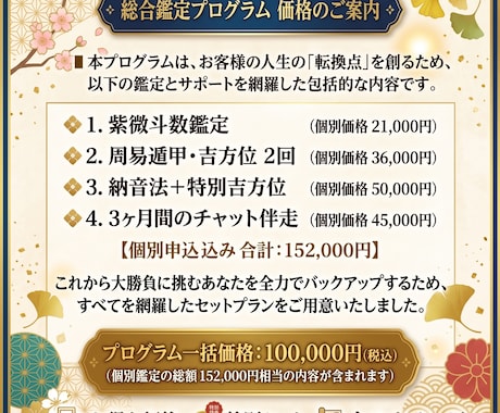 秘伝の最強吉方位『周易遁甲』×『納音法』で導きます 本気の人しか教えない！絶対に負けられない大勝負を控える貴方へ イメージ2
