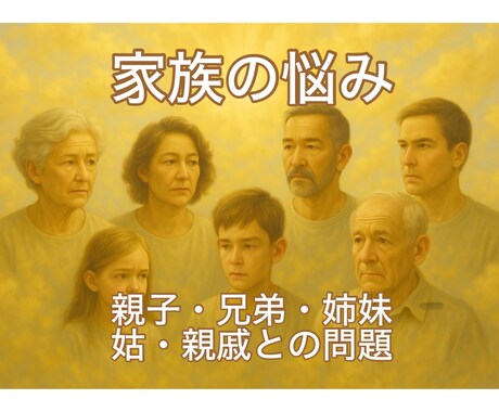 家族の問題を解きほぐします すれ違いを癒やし調和を取り戻すスピリチュアルリーディング イメージ2