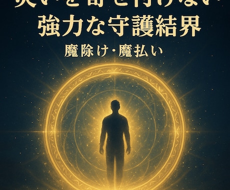 魔除け結界と魔払いで降りかかる災いを断ち切ります 不運の流れを終わらせ、安心して眠れる日常へ導くための結界施術 イメージ1