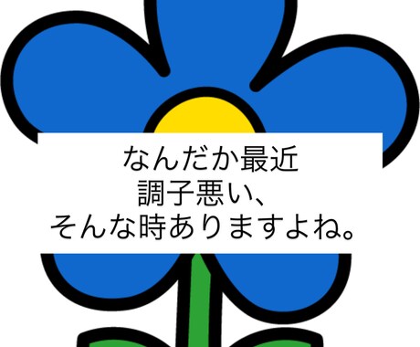 日頃の体の不調相談のります なんか最近心も身体も調子悪い…まずはお話して下さい！ イメージ2
