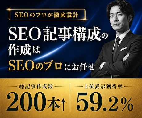 上位表示を獲得できる記事構成案をご提案します イメージ1