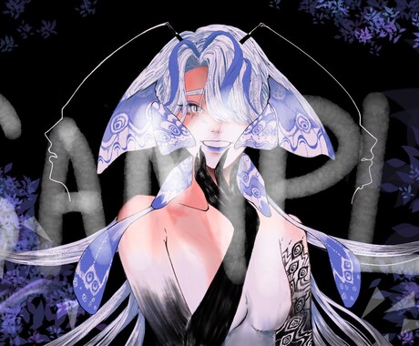 幻想。耽美。美しく物語性のあるイラストお描きします SNS活動を始めたい方、オリキャラの愛をカタチにしたい方へ。 イメージ1