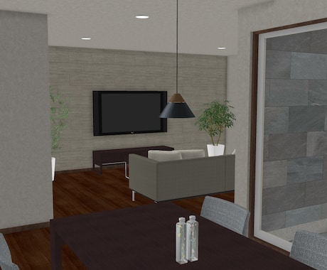 住宅3Dパースの内観カットをお送りします ∼ウォークイン内観パースでイメージを確実にしたい方へ∼ イメージ2