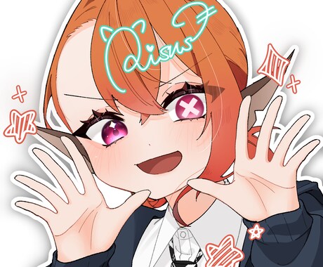 SNS用の可愛いアイコンを描きます キャラクターの可愛さを引き出すようなイラストをお描きします！ イメージ2