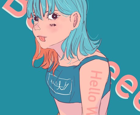 ちょっとオシャレなイラスト・アイコン描きます ご要望に添えるように頑張ります！ イメージ2