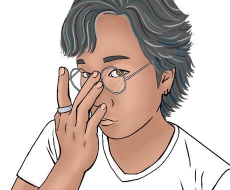 写真を元にアイコン制作致します 顔の気になるパーツを修正しアイコン制作 イメージ2