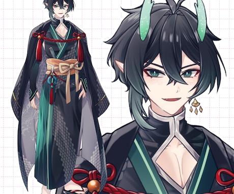 Vtuberパーツ分けイラスト制作します Vtuberのキャラデザ〜パーツ分けイラスト制作！ イメージ2