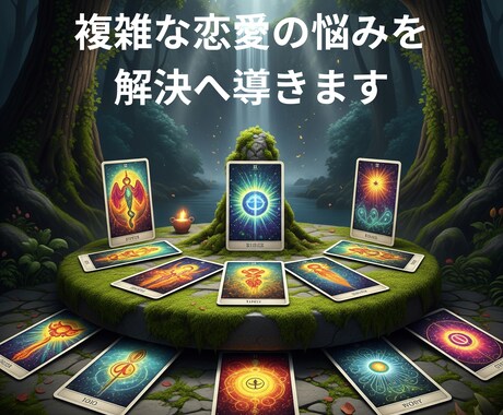 複雑な恋愛の悩みを解決へ導きます 【秘密の恋も年の差恋愛も幸せな未来へ】 イメージ2