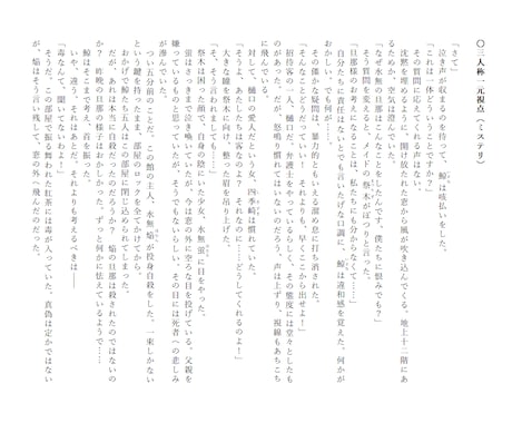 著作権譲渡・商用利用可！オーダーメイド小説書きます 小説、シナリオ、リライト、記事作成。純文学からラノベまで！ イメージ2