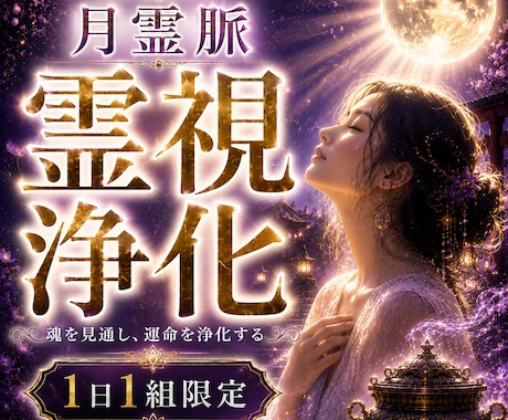 即日鑑定｜あなたの人生に必要な答えを授けます もう悩まない。苦しい悩みから解放され、望む未来に進みましょう イメージ1
