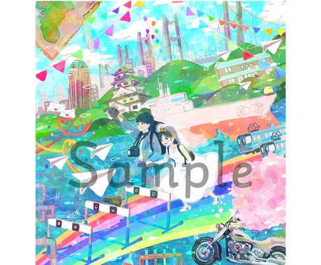 心に残る結婚式の1枚絵を描きます 世界にひとつだけの結婚記念品を探している方にぜひ！ イメージ2