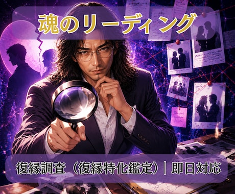魂のリーディング　復縁を徹底調査します 復縁できるかリーディングで調査報告します イメージ1