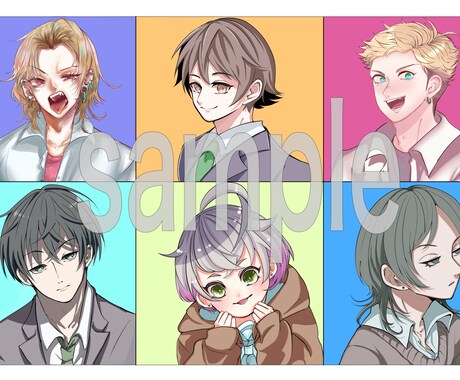 かわいい♡もかっこいい☆も描きます あなた好みのアイコン・イラスト!お気軽にどうぞ! イメージ2