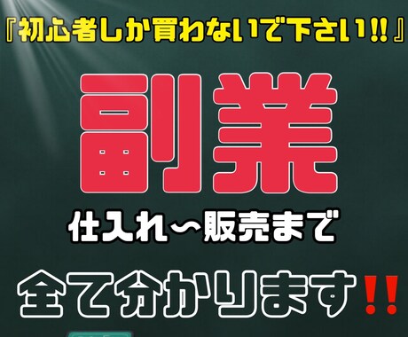 週休1日"バカな"私でもできた副業ノウハウ教えます 【初心者向け】具体的な行動を完全をマニュアル化しました！ イメージ1