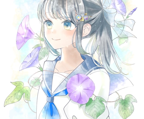 優しくてかわいい雰囲気のイラスト描きます SMS、動画、ブログ、様々な用途に イメージ1