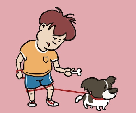 商用OK!!温かみあるユニークなイラスト作成します 人物/動物どちらでも！物語が伝わるほっこりユニークなイラスト イメージ2