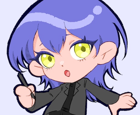 SDキャラ(デフォルメイラスト)描きます テイスト随時更新予定！更新し次第参考増やします イメージ1