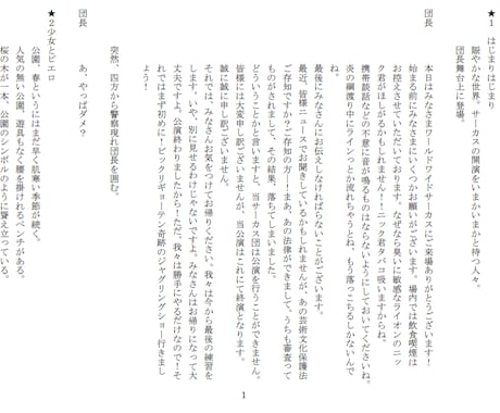 舞台劇作家がオリジナル物語の脚本かきます 1000円から演りたい世界を創るお手伝い！ イメージ1