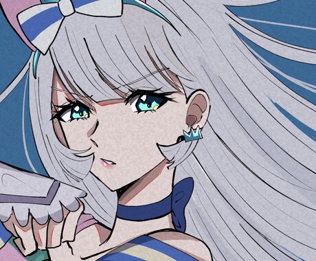 かっこいい女の子のイラスト描きます 目を惹く魅力的なイラストをご希望の方はぜひ！ イメージ1