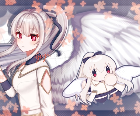 可愛い系1枚絵描きます お手頃価格で貴方のキャラクターの魅力を最大限に！ イメージ2