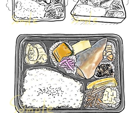 商用OK★おしゃれな食べ物イラスト描きます 湯気までおいしそうでシズル感たっぷり！チラシやメニューに！ イメージ2