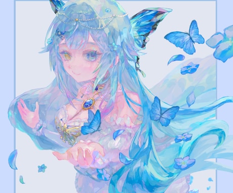 シックな色合いと可愛い絵柄でイラスト作成します 動画作成用、グッズ用等ご希望のあなただけのイラストを作成！ イメージ2