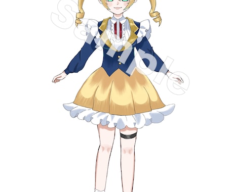 3枠限定_VTuberの立ち絵制作します ふわふわ可愛い立ち絵描きます。 イメージ2
