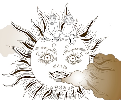 むっすりさんの可愛いアイコン・ロゴ描きます お客様のための一枚丁寧に描きます！ イメージ1