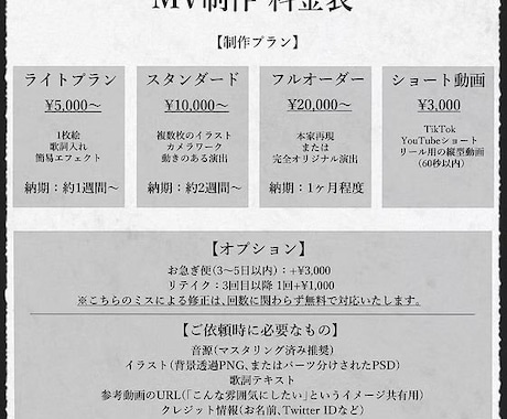 歌ってみたのMV作成します オリジナルのMVつくりませんか イメージ1