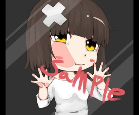 あなたのアイコン、ヘッダー描かせていただきます アイコン、歌ってみた動画、立ち絵、キャス画、趣味などにぜひ♪ イメージ2