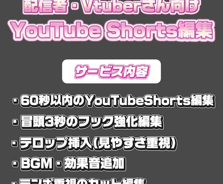 配信の見どころを切り抜きshorts動画にします 冒頭3秒重視！最後まで見られるshorts作ります イメージ2