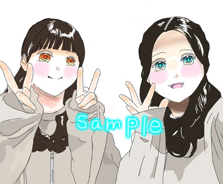 豊富な絵柄のイラスト描きます 観賞用は勿論、サムネ、アイコンなどにもどうぞ! イメージ2
