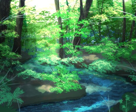 風景イラスト描きます 風景イラストのヘッダーが欲しい人へ(キャラ追加可) イメージ2