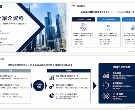 現役営業が成約に繋がる営業資料を作成します きれいさより成約率。経営者目線で構成から設計します。 イメージ1