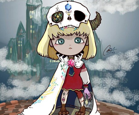 あなただけのポップなキメラ女子アイコン描きます マンネリ化したアイコンに革命を！ イメージ2