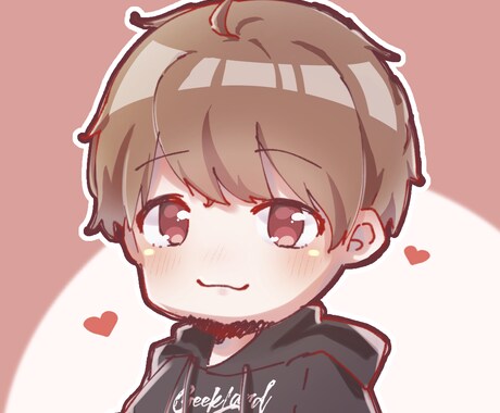 かわいいデフォルメキャラアイコンお作りします あなた専用アイコン！推し活歓迎❤︎誰とも被りません！ イメージ2