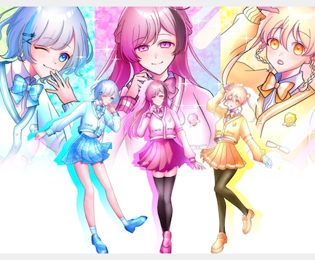 イラストを描きます 絵柄のタッチや世界観もご要望に沿って幅広く描きます！ イメージ1