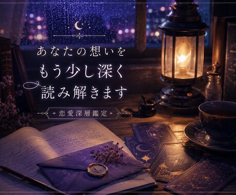 リピーター様限定！！苦しい恋の行方を丁寧に視ます 500円鑑定の続きを、より深く丁寧に。 イメージ1