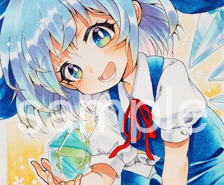 コピックで描いたイラストをお手元にお届けします アナログならではのぬくもりのあるイラストをお届けします♡ イメージ1