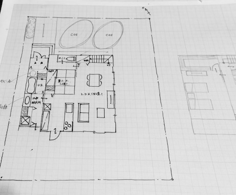 新築プラン(平面図)作成します 建築士・インテリアコ・キッチンスペシャリストによる間取り作成 イメージ1