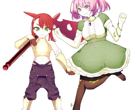 TRPG・配信用全身立ち絵を制作します あたなだけのキャラクターを作成します！ イメージ2
