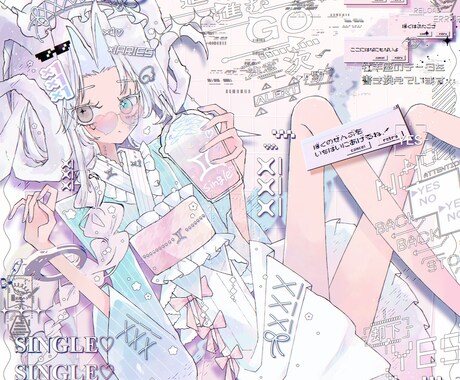 SNS等で使えるキャラクターイラスト作成いたします 総実績135件超✧SNSアイコンから立体グッズまで制作します イメージ2