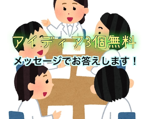 どんなものでもアイディアだします 企画のアイディア小説、漫画、テーマ探しの手伝い イメージ1
