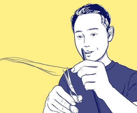 シンプルな似顔絵アイコンお描きします イメージ1