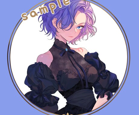 10名様限定価格！アイコン制作承ります ダークで可愛い女の子イラストが得意です♡ イメージ2