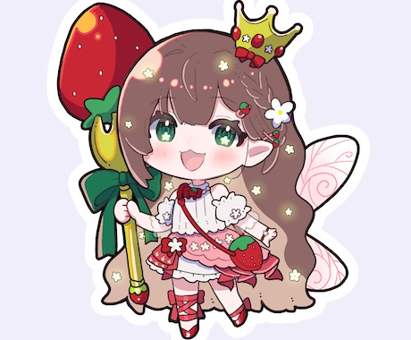 アイコンやグッズに！かわいいちびキャラ描きます グッズやSNSアイコンなどに使えるかわいいちびキャラ制作 イメージ2