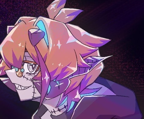 ポップなSNSアイコンイラストお描きします アニメ風のデザイン性の高い絵柄です! イメージ1