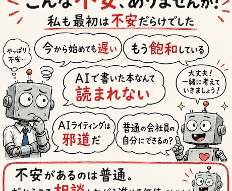 AI×Kindle出版の進め方を相談できます 毎月5万円を目指すKindle出版を、通話とメッセ相談で イメージ2